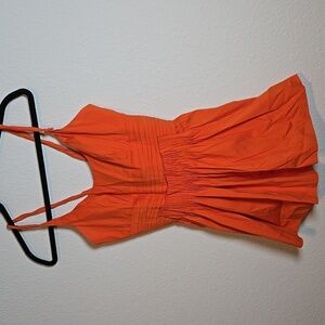 Vintage PRADA orange sleeveless top Summer Luxury Top